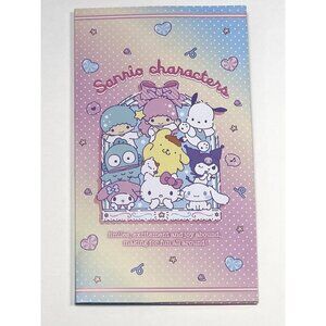 2021 SANRIO Characters 7"x4" Folder & 9 Sheet STICKER SET *2 Stickers Missing*